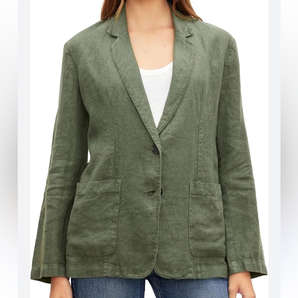 Velvet by Graham & Spencer oversized look Sage Green Blazer